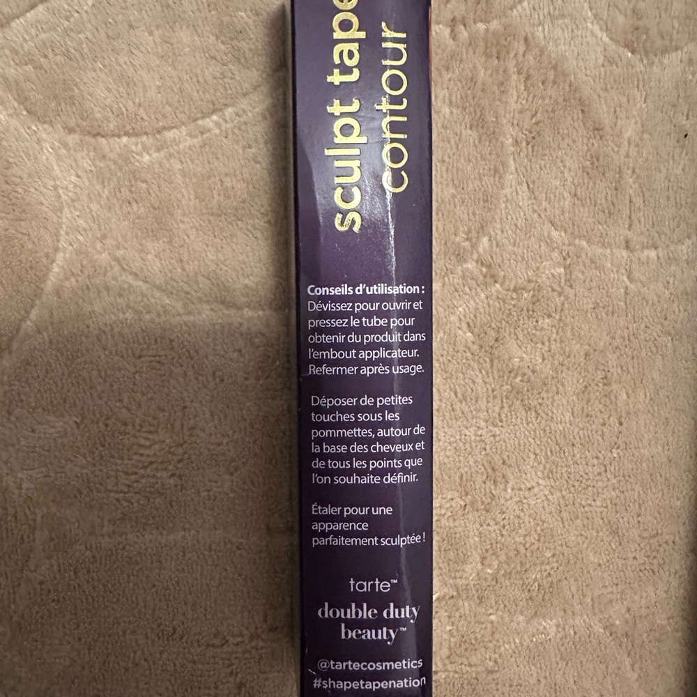 Tarte Sculpt Tape Contour Cool Bronze FULL SIZE 0.4 FL. Oz.- NEW - Picture 3 of 14